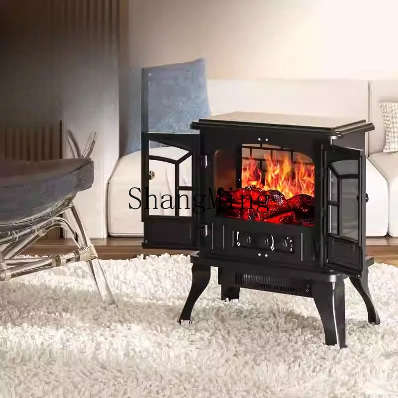 ZYY household 3d simulation Flaming Mountain electric heating hot air heating furnace indoor energy saving