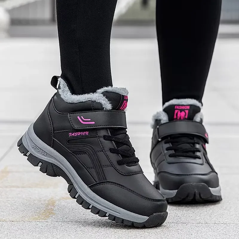 New 2026 Women Winter Waterproof Boots Designer Australian Platform Boots for Leather Warm Ankle Fur Booties Luxury Boots
