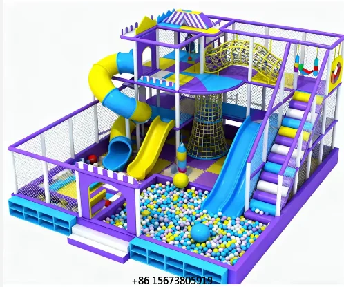 The Popular Indoor Naughty Castle Play Area Features Interactive Games a Foam Pit and a Climbing Wall