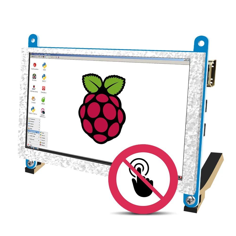 5INCH Monitor Raspberry Pi Case Display Meridia IPS LCD TN HD(H) 800*480 Control Orange Pi IOT AI Robot screen non touch display