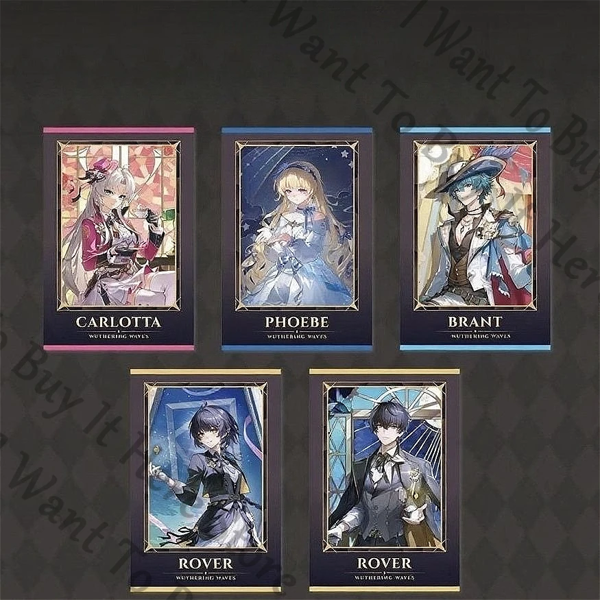 

Аниме Wuthering Waves Brant Phoebe Carlotta Montelli Rover Косплей Мультфильм Маленький Калорий Аксессуар Карточка Орнамент Талисман Подарок