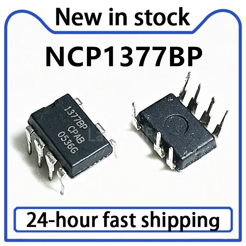 5PCS New NCP1377BP 1377BP Direct Insertion DIP-7 Power Control Chip in Stock