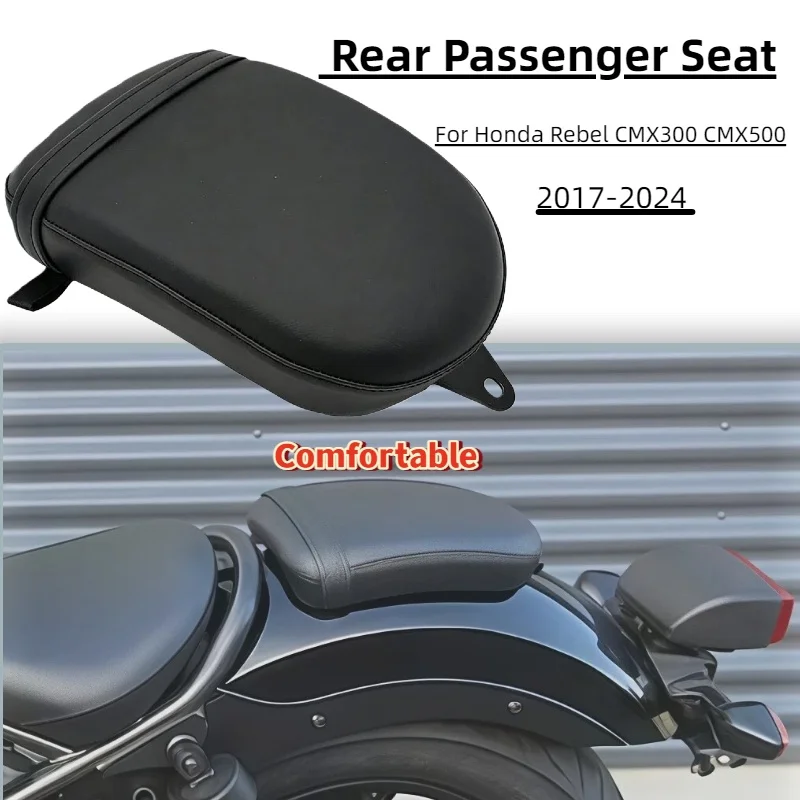 

Подушка заднего пассажирского сиденья для Honda Rebel CMX300 CMX500 cmx 300 500 2017-2024, удобные аксессуары для мотоциклов