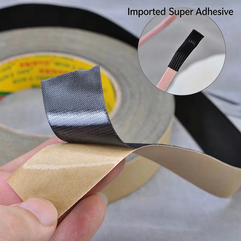 1Roll Headband Special Foot Cover Cloth End Thread Tape Cover Corner Cloth (About 20m/roll)