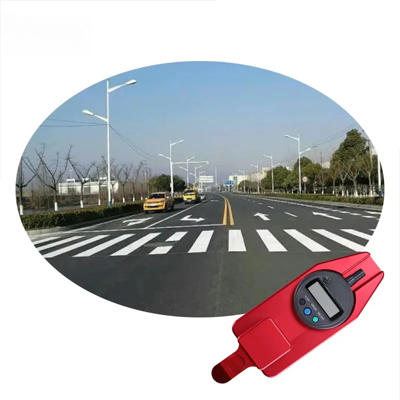 

Satisfaction Guaranteed Digital Road Stripe Thickness Inspection System Pavement Marking Thickness Measurement Device