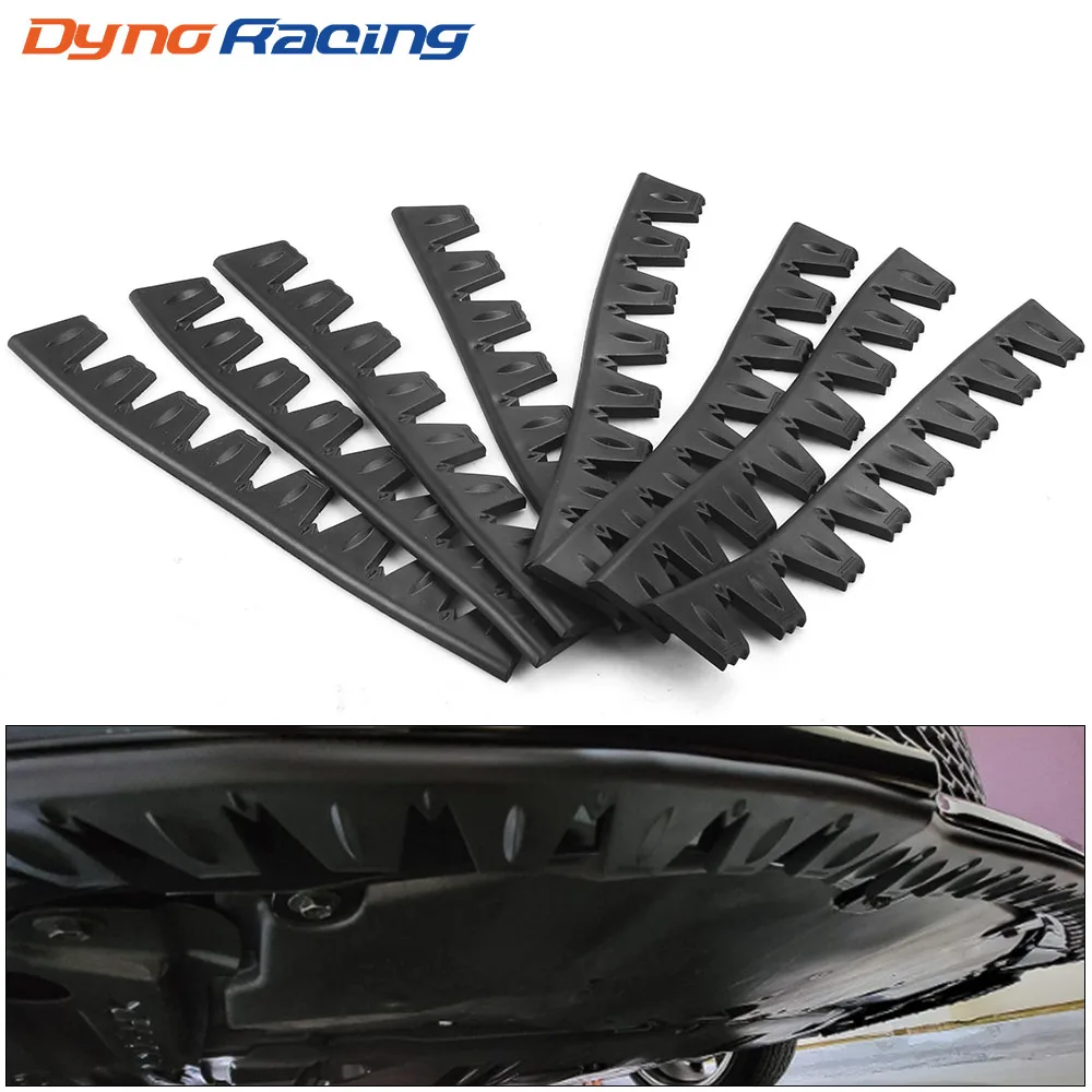 Car Front Bumper Bottom Anti-Scratch Strip Scrape Guard Skid Plate Bumper Protection Anti collision for Lowered Car