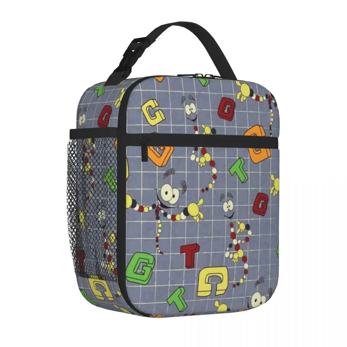 Bestselling Dino DNA Plain Design Insulated Lunch Bag Day Excursion Portable Lunch Bag