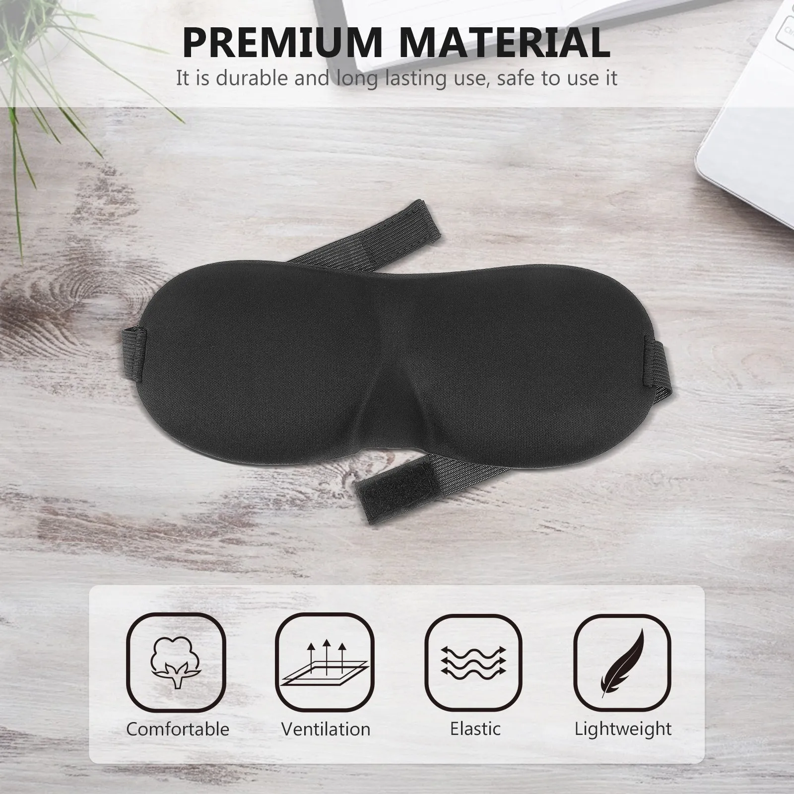 

3Pcs High Quality Stereoscopic Sleeping Eye Mask Set for Daytime Nap Travel Office Use Promotes Deep Sleep Eye Comfort
