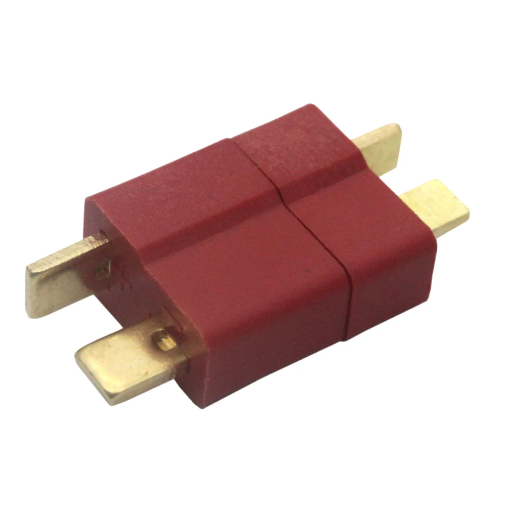 

Gold-Plated T Plug Connectors Male Female Style Flame Resistant Hard Plastic Red Rc Car Boat Plane Helicopter Lipo