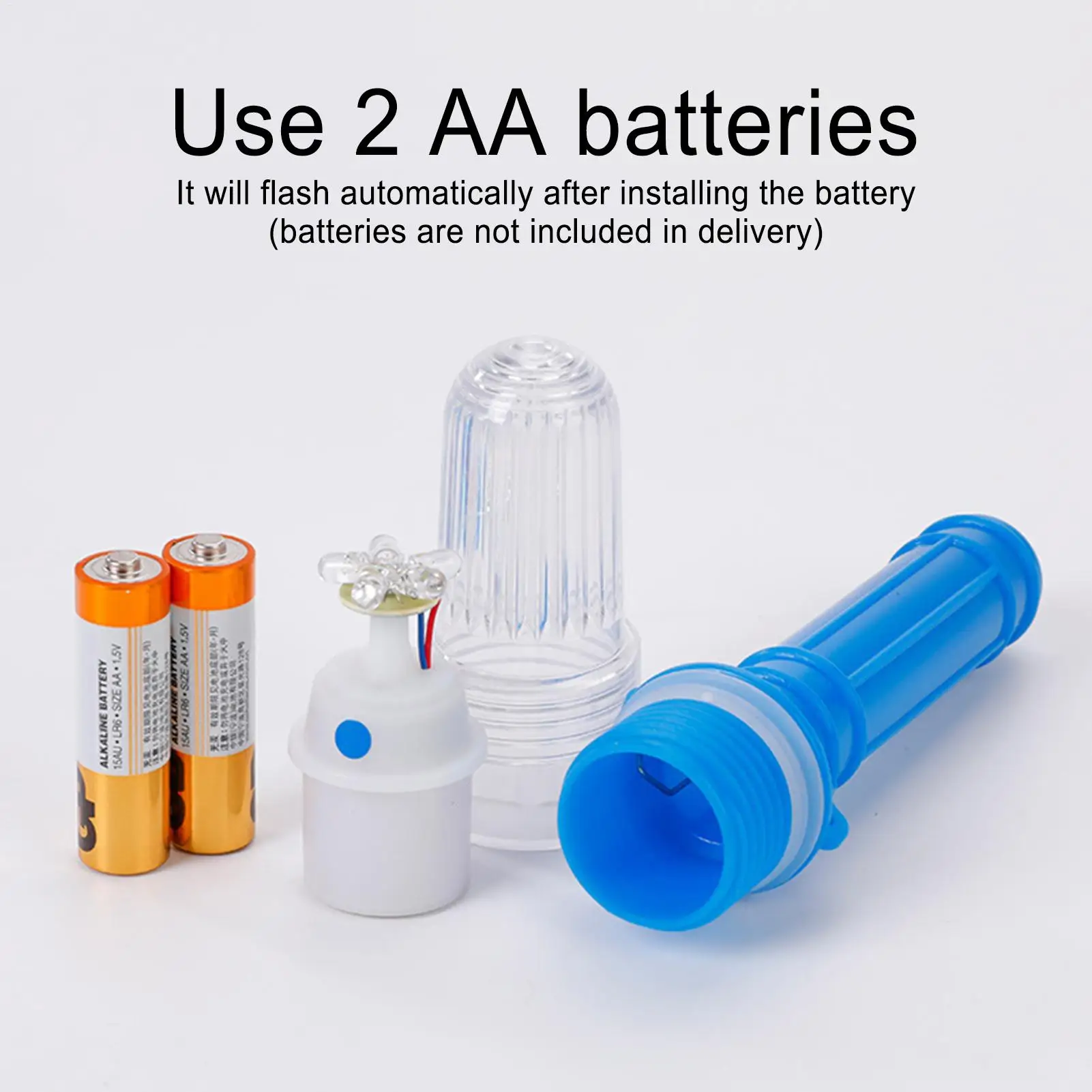 LED Flare for Boating Fishing Waterproof Safety Flares Fish Luring Tool Day Night LED Luring Light Sensing Warning Sign Boating