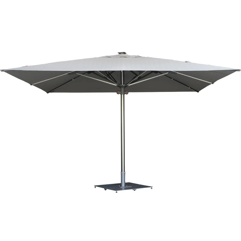 Garden Rooftop Courtyard Umbrella Large 4m Wind Resistant Center Pillar Umbrella Pool Sun Protection Sun Umbrella