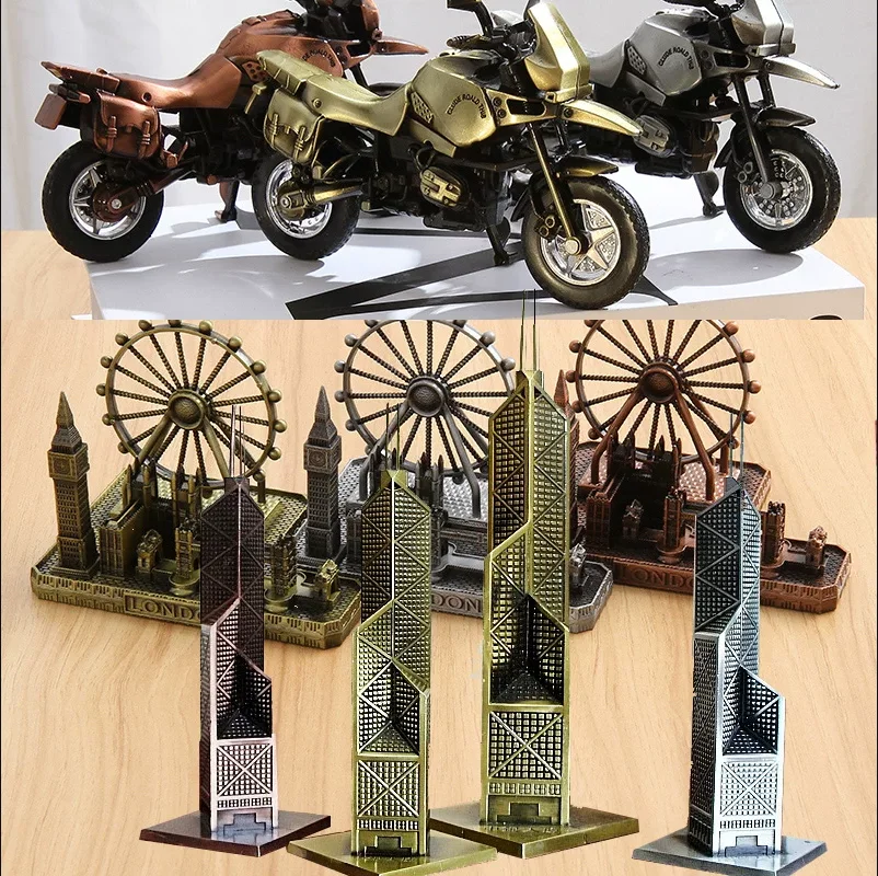 

London Model Tower Bridge City Famous Big Ben Buildings Architecture Clock Figurine Statue British Sculpture Souvenir Scene