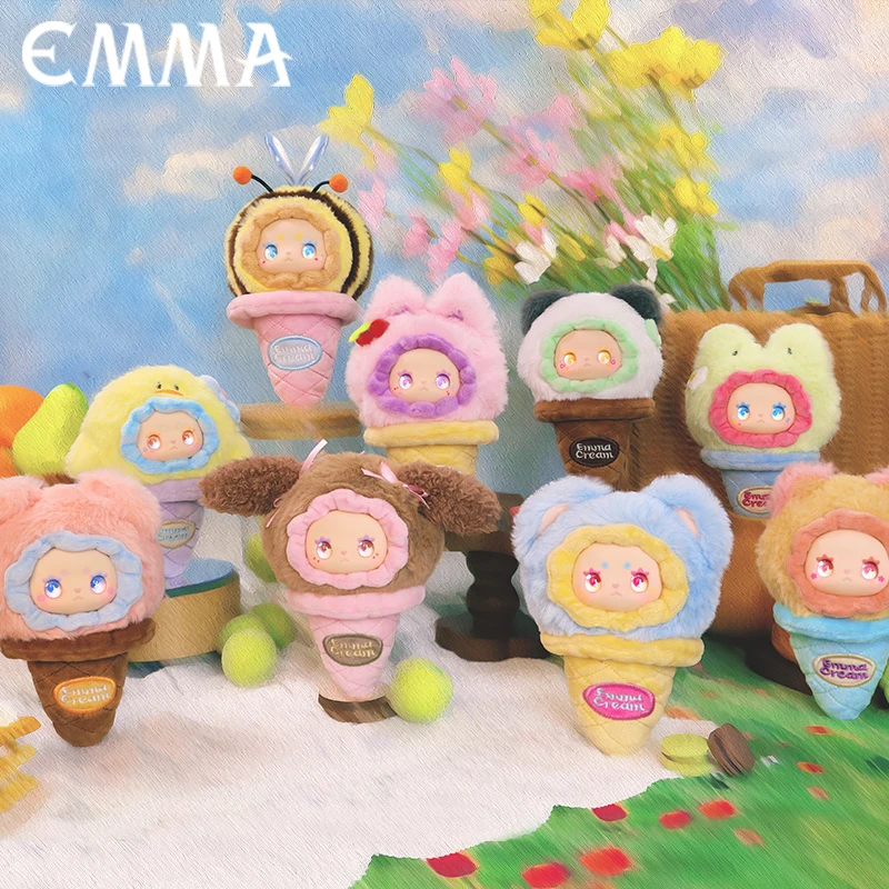 

Lovely Emma Scoop Ice Cream Series Plush Pendant Blind Box Kawaii Figure Doll Mystery Surprise Bag Decor for Girls Toy Gift