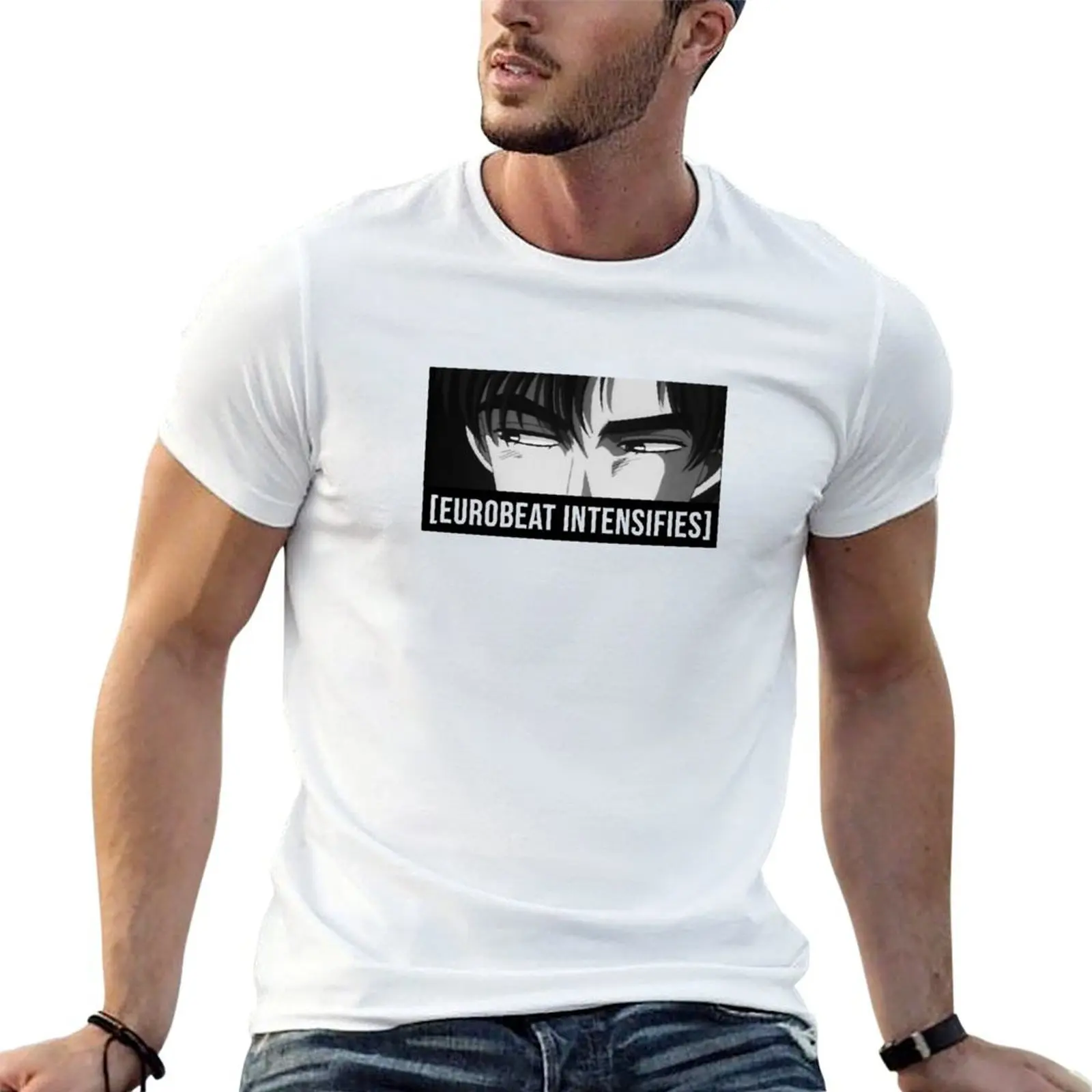 

Eurobeat Intensifies T-Shirt t shirts for man graphic funny t shirt custom print cotton t shirt man T-shirt