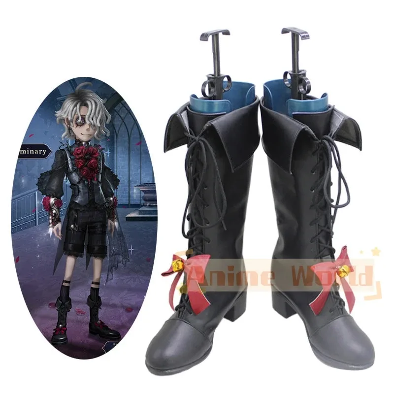 qq273Identity V Everstanding Night Patient Emil Luminary Schuhe Cosplay Halloween Karneval Stiefel Nach Maß