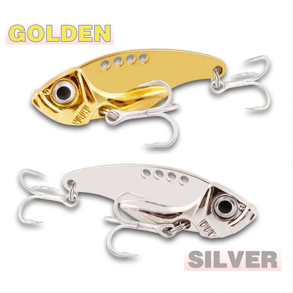 Fishing Spoon Lures Metal Vib Hard Lures Adjustable Action Blade Bait For Freshwater Saltwater Fishing 3g/7g/10g/15g