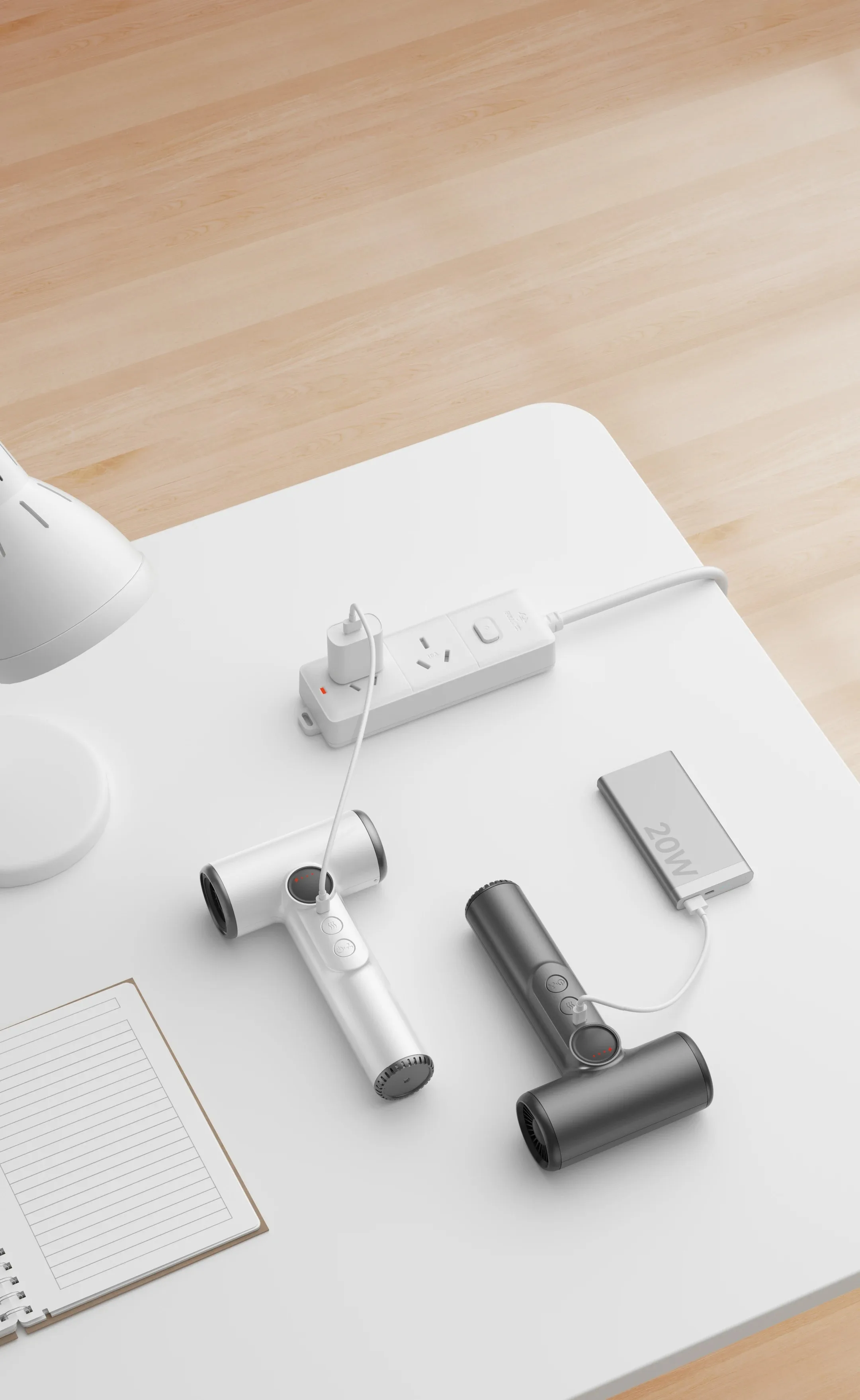 Super Portable Wireless Hair Dryer 30000 Rpm High-Speed Dry Cold Warm Wind Children's Home Dormitory Travel USB Charging