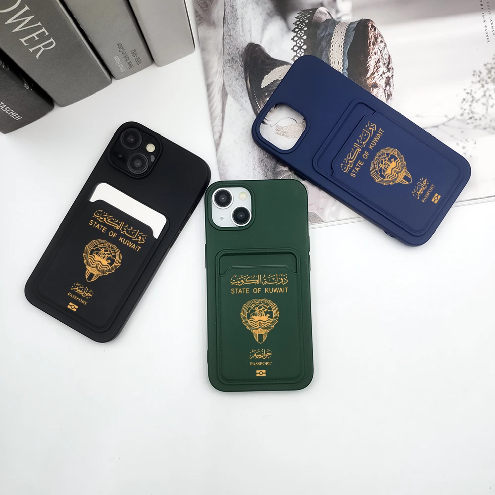 Phone Cases Kuwait - Luxus Kuwait Passport Brieftasche Karte Telefon