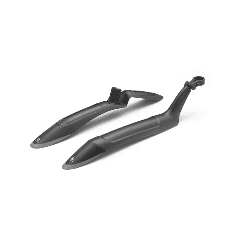 Sunnywheel Durable Bicycle Mudguard Set MTB Adjustable Fit 24-26 Inch PP+TPR Material Suspension Forks Compatible Tool Free