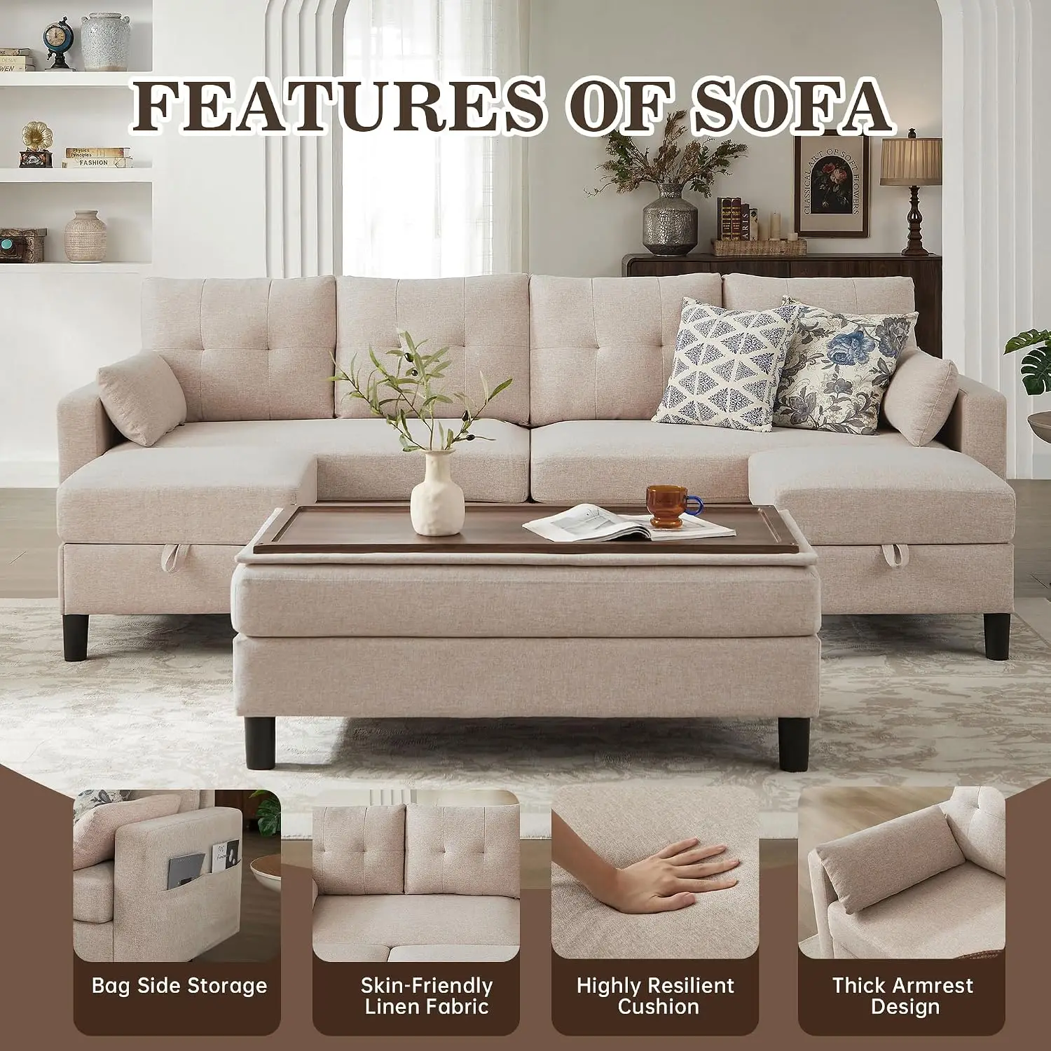 Thumbnail 4 - #3 Storage Coffee Tables Sale