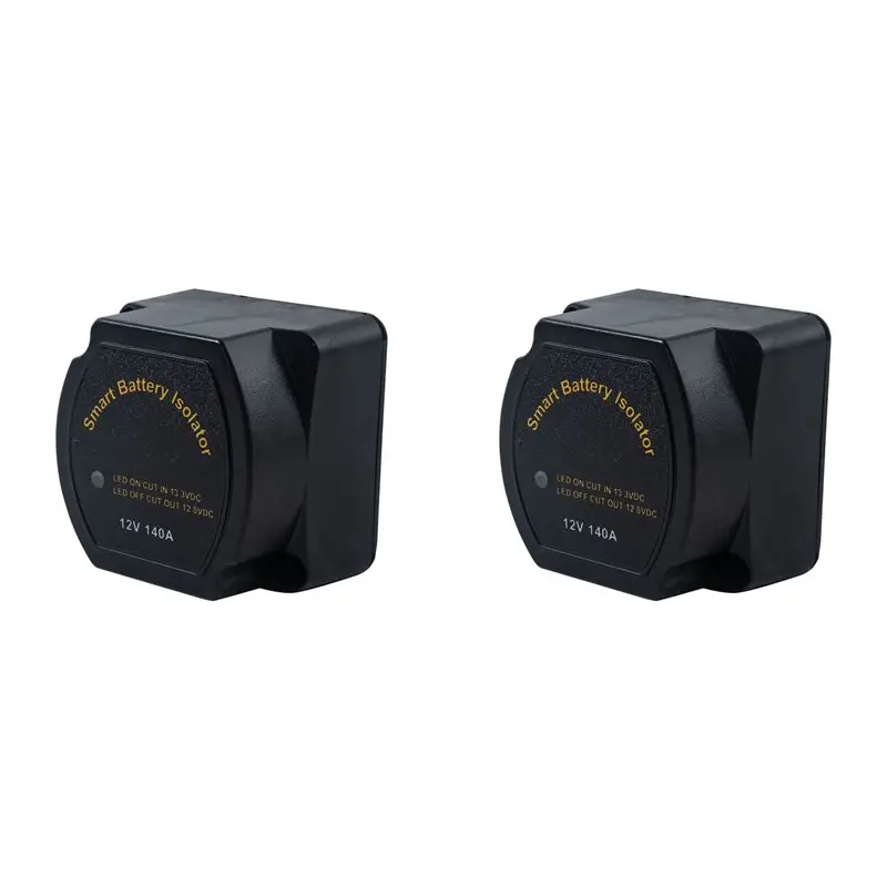 ABKS-2X 12V 140 Amp Voltage Sensitive Relay VSR Dual Battery Automatic Charging Relay Dual Smart Battery Isolator