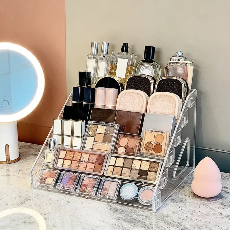 3/4/5/6/7 Layer Organizer Stand Set for Lipstick, Nail Cosmetics and Perfume Display.