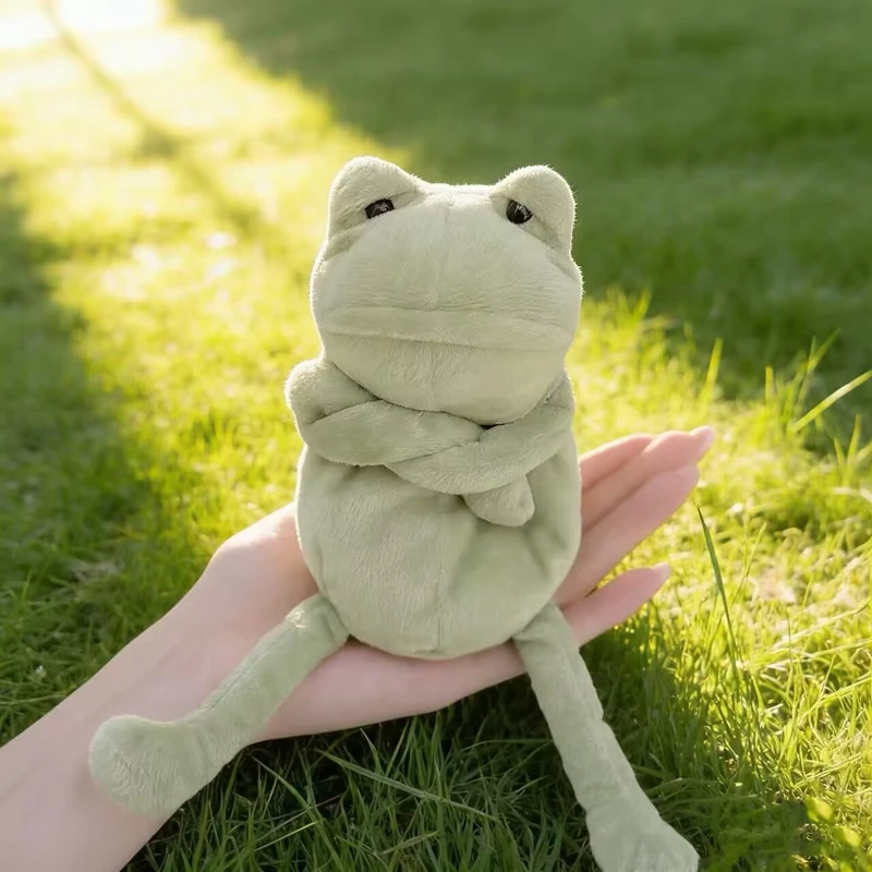 

Мягкая плюшевая игрушка-лягушка Magic Expression Sad Frog, 18/33 см, мультяшная кукла-животное, подушка-лягушка, подарок