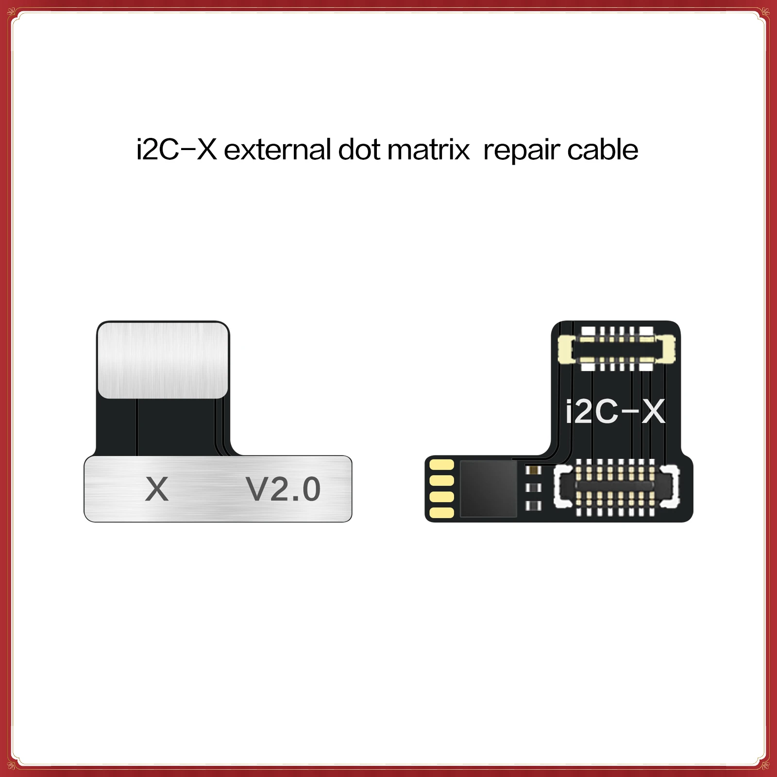 

Внешний точечный матричный гибкий кабель I2C для iPhone X, применяется к устройству для ремонта лица с точечной матрицей MC14