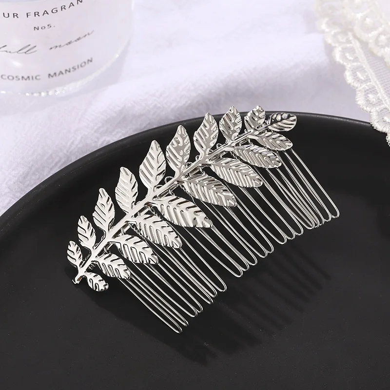 Women Hair Side Combs Straight Teeth Hair Hairpin Hair Comb Hair Side Clip Bridal Wedding Veil Comb Headwear Korean Styling Tool