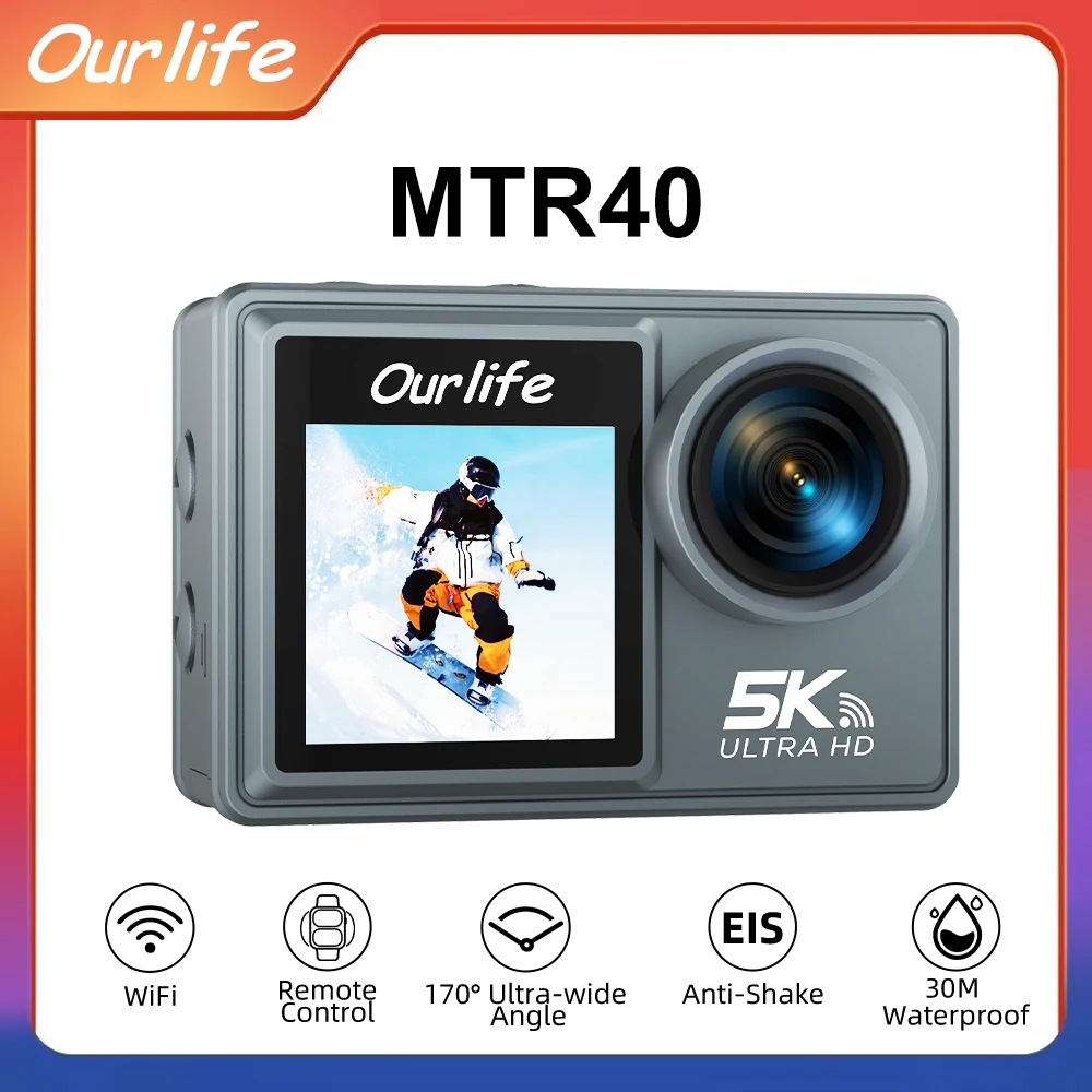 Ourlife MTR40 5K Action Camera 2.0