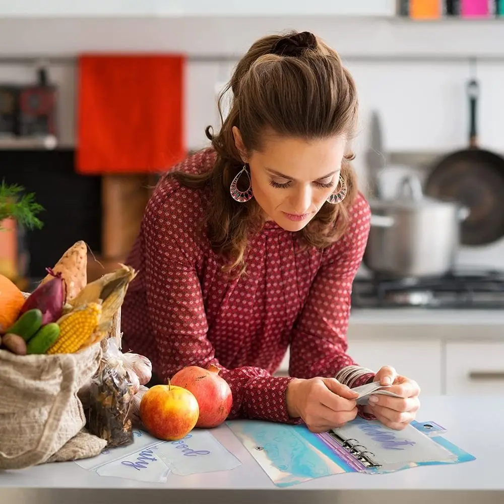 แฟ้มใส่เอกสาร 6 ห่วง แบบกันน้ำ ซองใส่เอกสาร แฟ้มใส่สมุดโน้ต แฟ้มซิป ซองใส่เงิน ซองออมทรัพย์