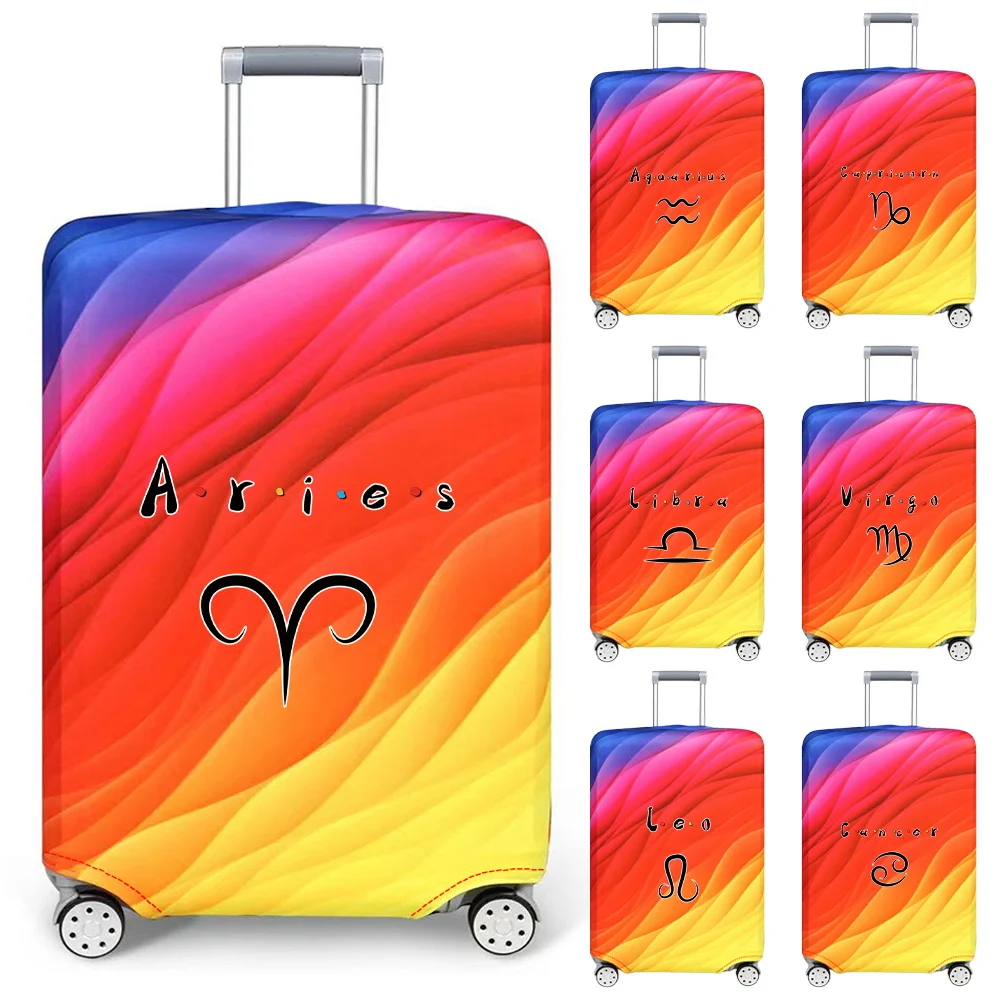 

Luggage Cover for 18-28 Inch Suitcase Stretch Fabric Protective Covers Baggage Case Covers Suitcases Print Constellation Series