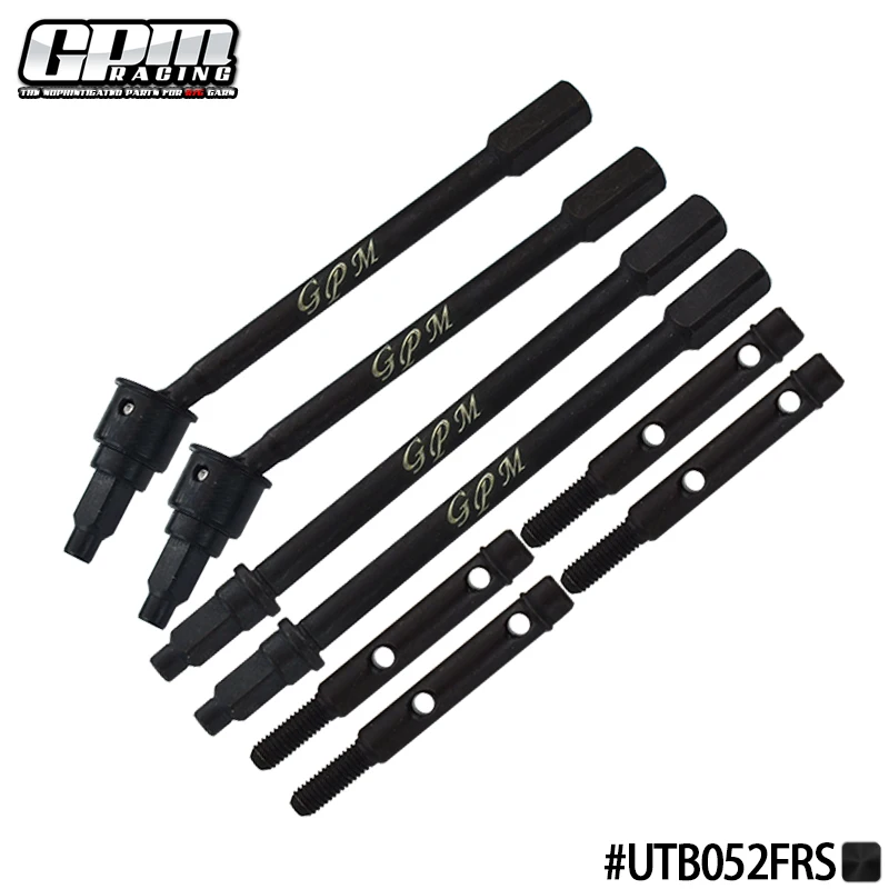 GPM Carbon Steel Front CVD & Rear Axle Shafts Set AXIAL 1/18 UTB18 Capra  Buggy -AXI01002
