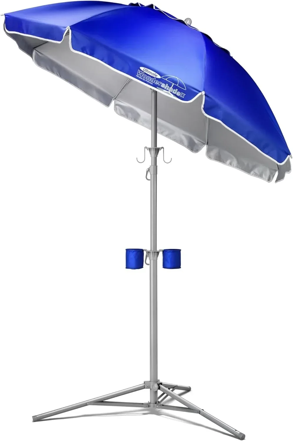 

5' Sun Shade Umbrella, Portable Lightweight Adjustable Instant Sun Protection UPF 50+ - Blue