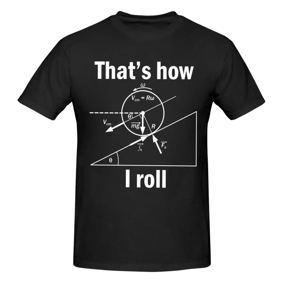 Funny Science That's How I Roll T Shirts Graphic Y2K Summer Crewneck Men Women T-Shirt Clothing