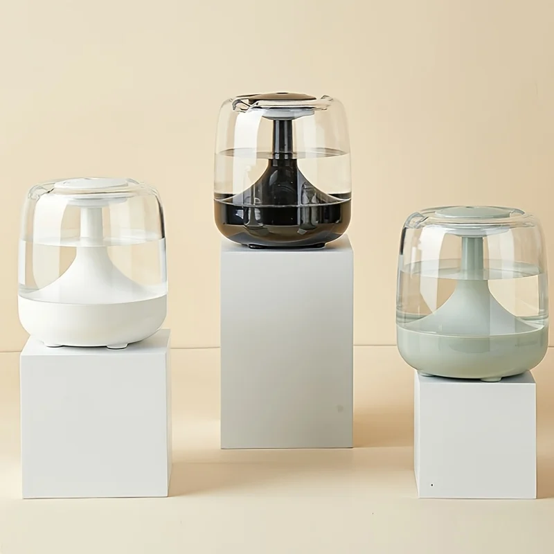 

USB Humidifier, Continuous Spray Ultra Quiet Desktop Aromatherapy Diffuser, Minimalist Design for Bedroom, Living Room & Office