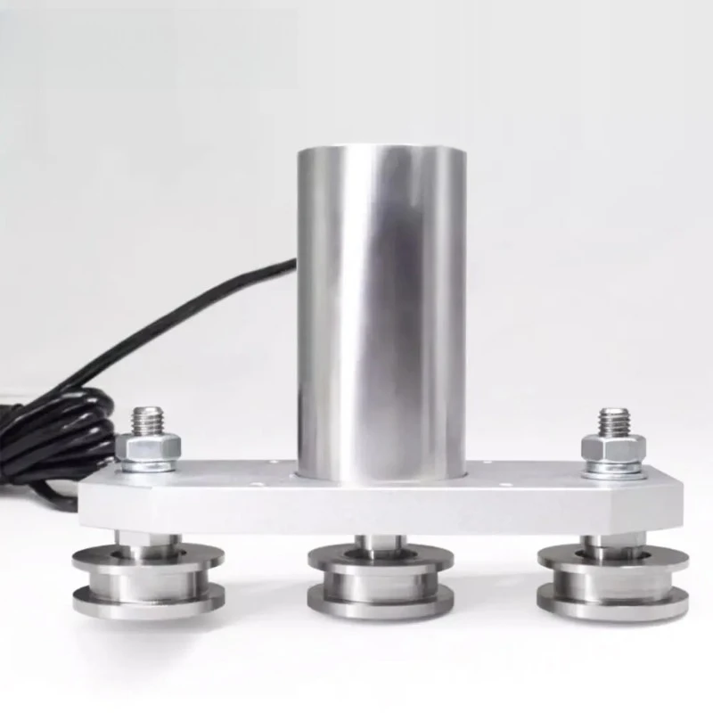 DYZL-107 Three Pulley Tension Sensor Alloy Steel 2-100KG Yarn Wire Steel Rope Film Force Measuring Detection Transducer Part
