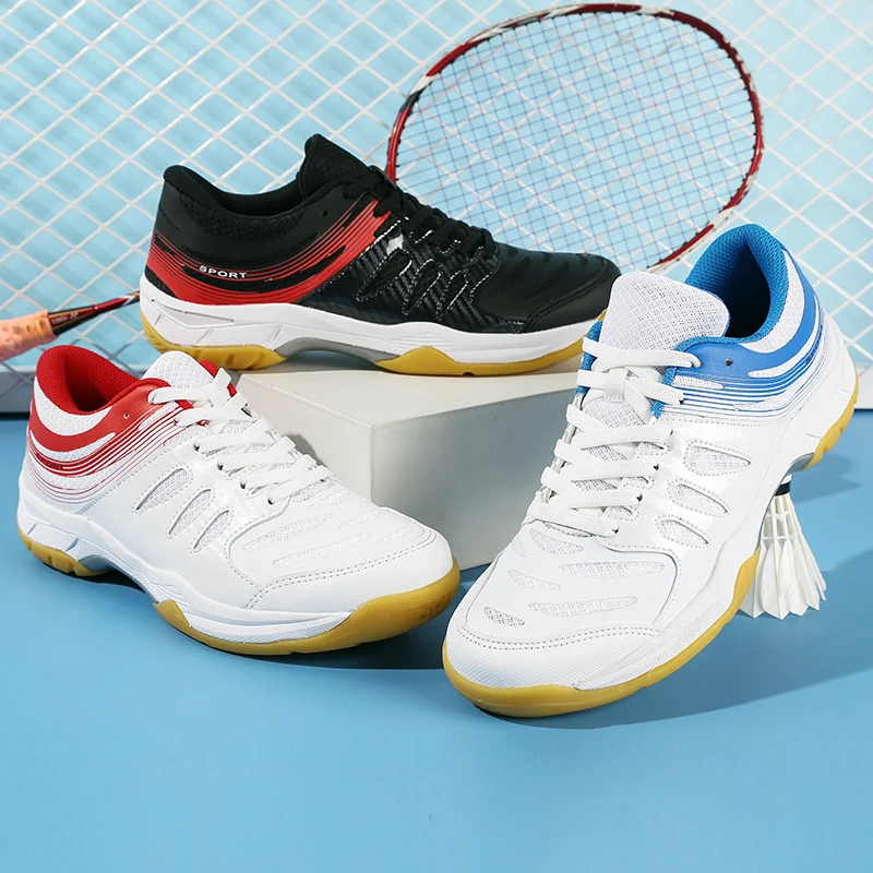 

New badminton shoes Men's and women's couples' shock absorption, breathable and wear-resistant adult children's tennis training