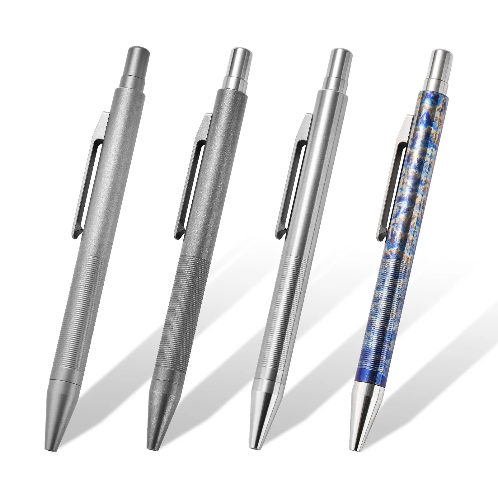 TC4 Titanium Alloy Tactical Pen, Tungsten Steel Head Survival Broken Window, Portable Edc Multifunctional Signature Pen,A1316