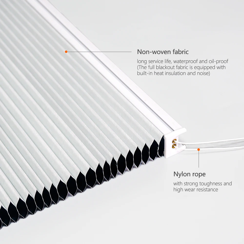 Auto Skylight Honeycomb Shades Manual cordless Dual Blackout/SunScreen Blinds, Silent Roof Window Cover, Day Night  for Window