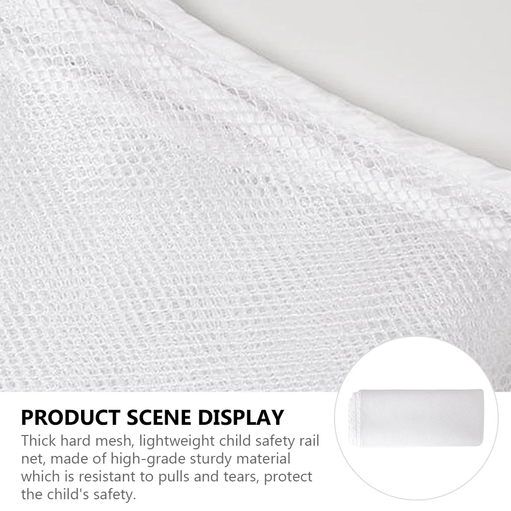 

Alasum Baby Rail Kids Stair Railing White Polyester Thickened Child