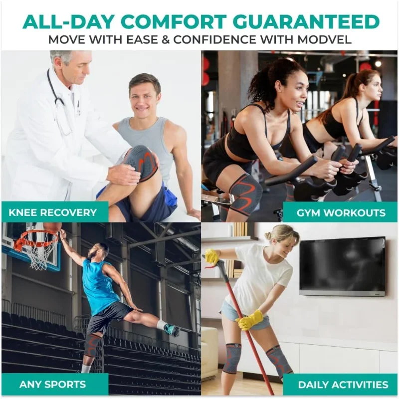 Rodillera rodillera manga de compresión para el dolor de rodilla correr levantamiento de pesas rodilleras soporte transpirable para artritis deportes gimnasio