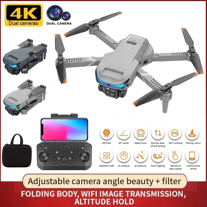 Xiaomi XT9 RC Drone 4K Camera Dron Intelligent Obstacle Avoidance Optical Flow Locational Professional Folding Quadcopte RC Heli