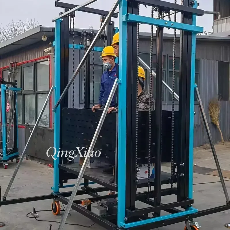Picture 3: Foldable Mobile Hydraulic Elevating Table Remote Controlled Lifter For Warehouse Handling And Building Decoration Work