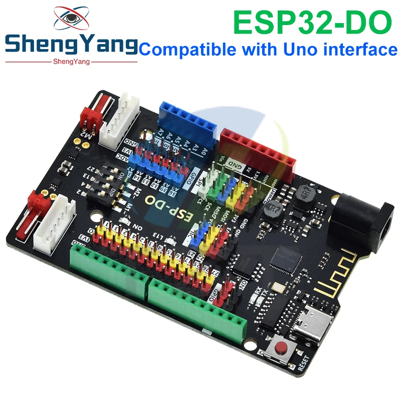 ESP-DO ESP32 Development Board 16MB Compatible With UNO R3 / UNO R4 Interface Robot Level Exam 56 Main Control Board For Arduino