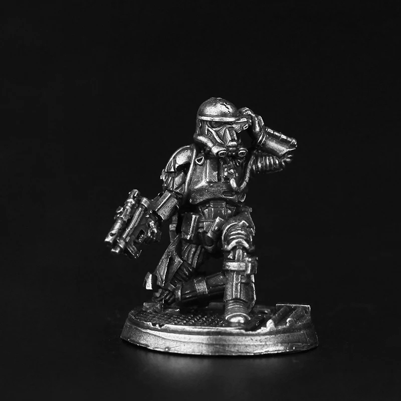 Figurines d'action Clone homme soldat en métal, modèle Cupronickel, jeu de société Miniature, jouets, pièce de jeu, accessoires d'ornement