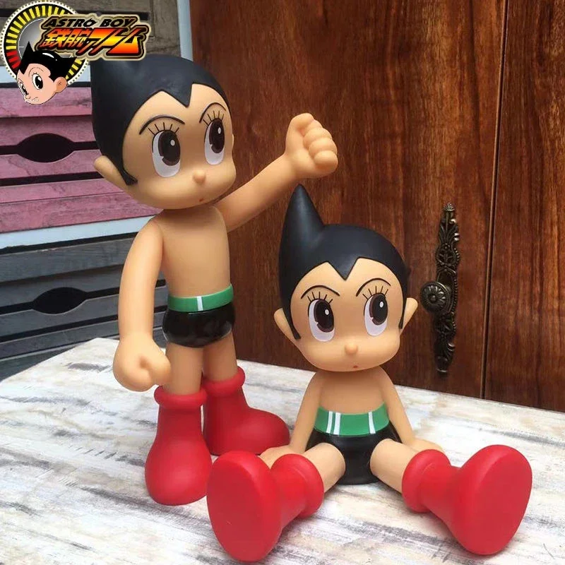 Anime AstroBoy 20-30CM Mighty Atom Large Figure Tetsuwan Atom Movable Action Figures PVC Statue Collection Model Toys Kids Gifts