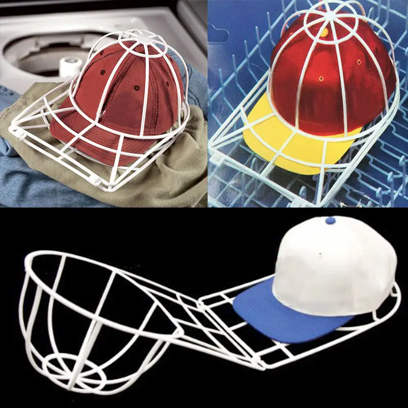 

Cap Washing Cage Baseball Hat Washer Frame Hat Shaper Drying Race Foldable Washing Tools Protect Wash Cap Protector Household