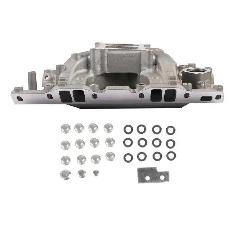 Intake Manifold: Small Block Dual Plane Intake Manifold for Dodge Charger Challenger Chrysler Cordoba Plymouth 318 55026 85026 view 4