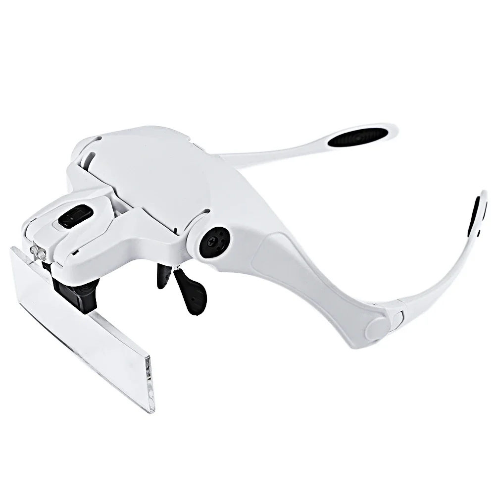 Loupe de réparation de lecture 1.0x 1.5x 2.0x 2.5x 3.5x styles de port avec lumières LED pour les personnes âgées
